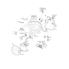 ENGINE - HONDA GXV 690 spare parts