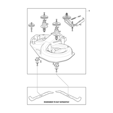 CUTTING DECK ASSY - NJ92 spare parts