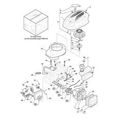 Engine - Carburettor, Tank spare parts