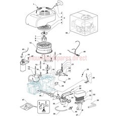 Series 5500 (WBE0704ES) RECOIL-AIR FILTER spare parts