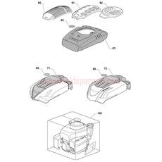 ENGINE-RM45 COVERS spare parts