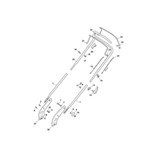 HANDLE , UPPER PART spare parts