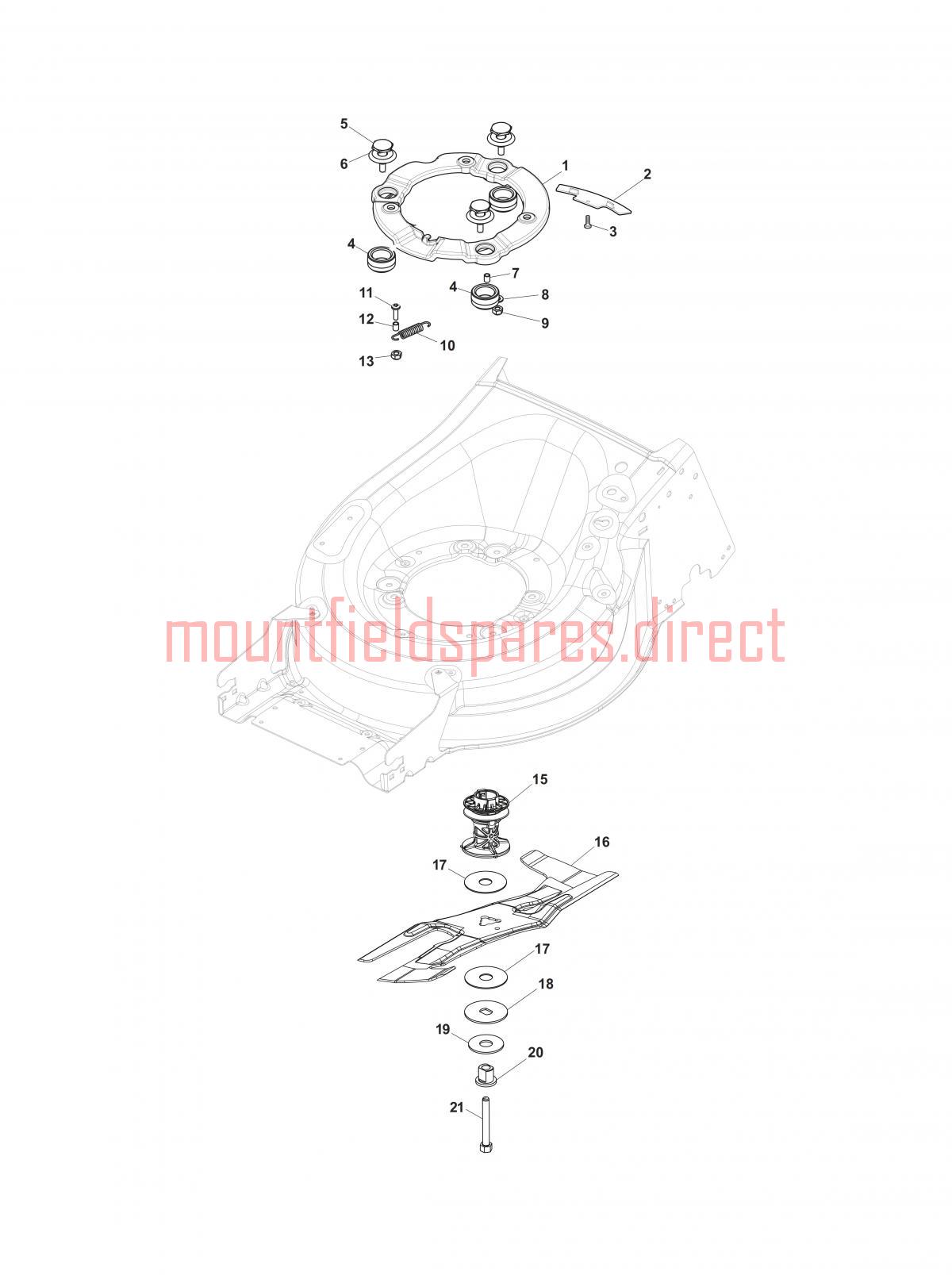 Mountfield s501rpd discount