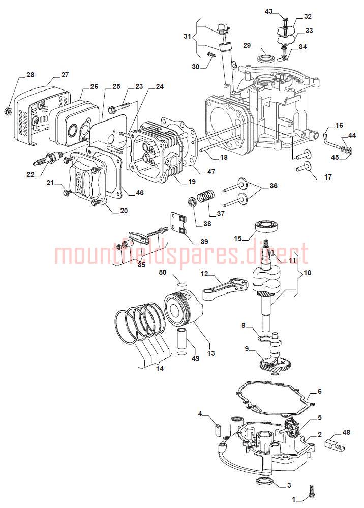 Mountfield best sale st55 ohv