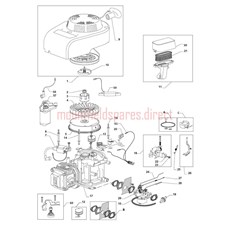 ENGINE RM65-E (WBE0704) RECOIL-AIR FILTER spare parts