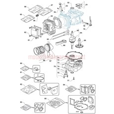 Series 7750 (TRE0801) CYL HEAD-CRANKSHAFT spare parts