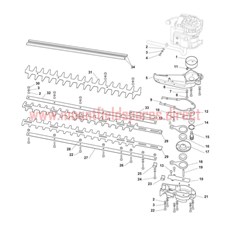 Cutting unit spare parts