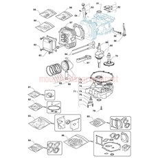 Series 7500 (TRE0701) CYL HEAD-DIPSTICK spare parts