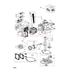 ENGINE-RM55 CYLINDER HEAD spare parts