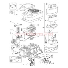 ENGINE-WM16 FILTER-STARTER MOTOR spare parts