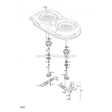 MOWER DECK 85 cm BLADES spare parts