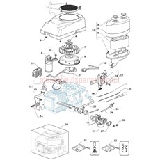 Series 7500 (TRE0701) AIR FILTER-CARB spare parts