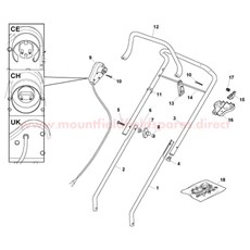 Handle, Upper Part spare parts