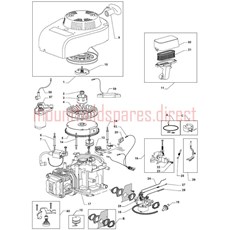 ENGINE-Series 5500 (WBE0704) RECOIL-AIR spare parts