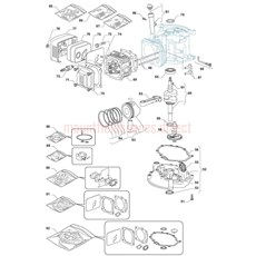 ENGINE-WBE0702 CYLINDER HEAD spare parts