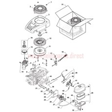 SERIES 5750 (TRE224) RECOIL-FUEL TANK spare parts