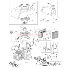 ENGINE-WBE0702 RECOIL-FUEL TANK spare parts