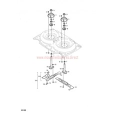 MOWER DECK 92 cm BLADES spare parts