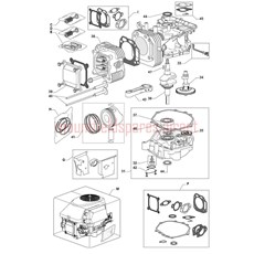 ENGINE-Series 7250 (TRE0702) CYLINDER HEAD spare parts