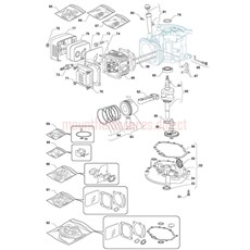 ENGINE-WBE0701 CYLINDER HEAD spare parts