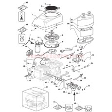 SERIES 7500 (TRE0701) AIR FILTER-CARB spare parts