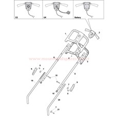 Handle, Upper Part spare parts