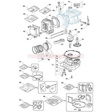 ENGINE Series 7250 (TRE0702) CYL HEAD-DIPSTICK spare parts