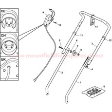 Handle, Upper Part spare parts