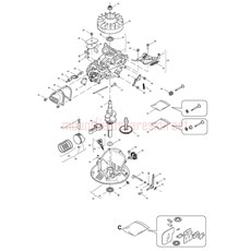 ENGINE-RSC100 FLYWHEEL-BRAKE spare parts