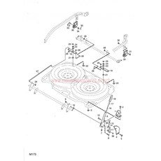 MOWER DECK 107 cm CONTROLS spare parts