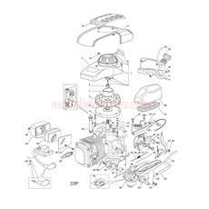 M60 (SV200) ENGINE RECOIL-AIR FILTER spare parts