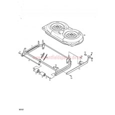 MOWER DECK 85 cm FRAME spare parts