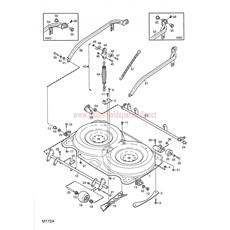 MOWER DECK 107 cm FRAME spare parts