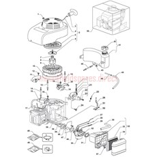 ENGINE-WBE 0701 RECOIL-FUEL TANK spare parts