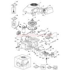 SERIES 7250 (TRE0702) AIR FILTER-CARB spare parts