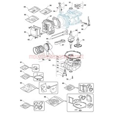 Series 7500 (TRE0701) CYL HEAD-DIPSTICK spare parts