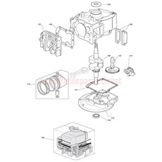 ENGINE V35-RV40	CYLINDER HEAD spare parts