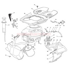 ENGINE GGP FUEL TANK spare parts