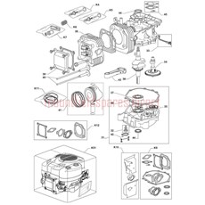 ENGINE-Series 7750 (TRE0801) CYLINDER HEAD spare parts