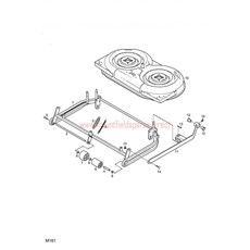 MOWER DECK 85 cm FRAME spare parts