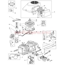 ENGINE-Series 7250 (TRE0702) AIR FILTER spare parts