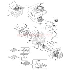 ENGINE-RSC100 RECOIL-FUEL TANK spare parts