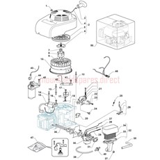 Series 5500 (WBE0704ES) RECOIL-AIR FILTER spare parts