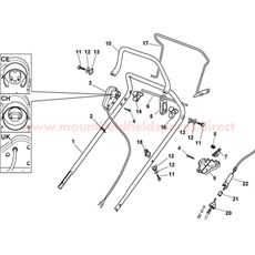 Handle, Upper Part spare parts