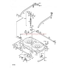 MOWER DECK 92 cm FRAME spare parts