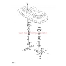 MOWER DECK 85 cm BLADES spare parts