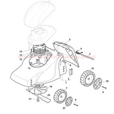 Deck Assy. and Motor spare parts