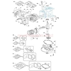 ENGINE-WBE0701ES CYLINDER HEAD spare parts