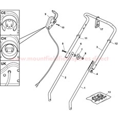 Handle, Upper Part spare parts