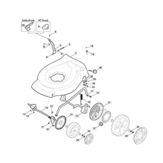 Deck and Height Adjusting spare parts